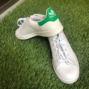Adidas Stan Smith Sneakers Green and White